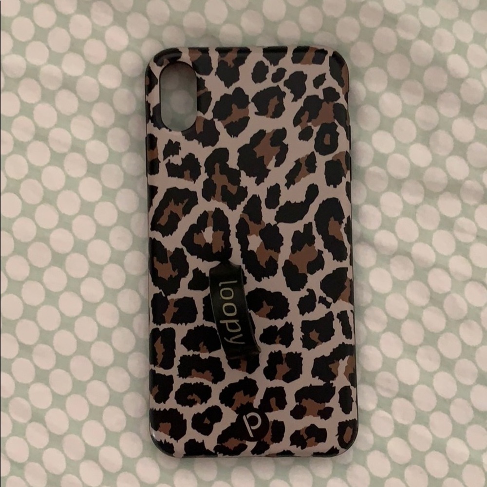 Loopy leopard iPhone case
